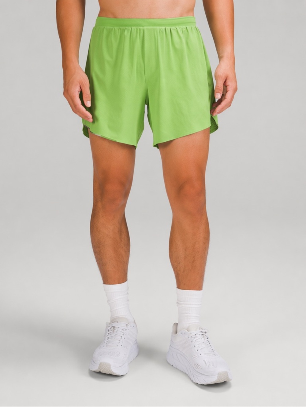 Lululemon Fast Free Lined Short 6"
bright green XL Athletic reflective pockets